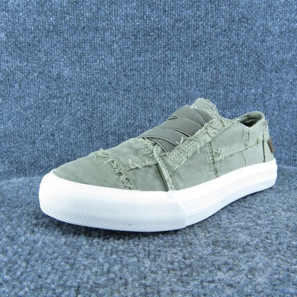 Blowfish Malibu Women Sneaker Shoes Gray Fabric Slip‎ On Size 6 Medium - Picture 1 of 9